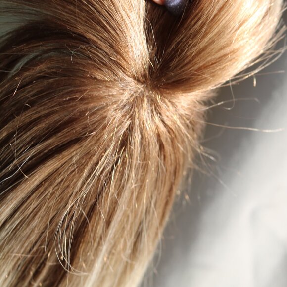 Human Hair Topper with Bangs - Picture 6 of 7